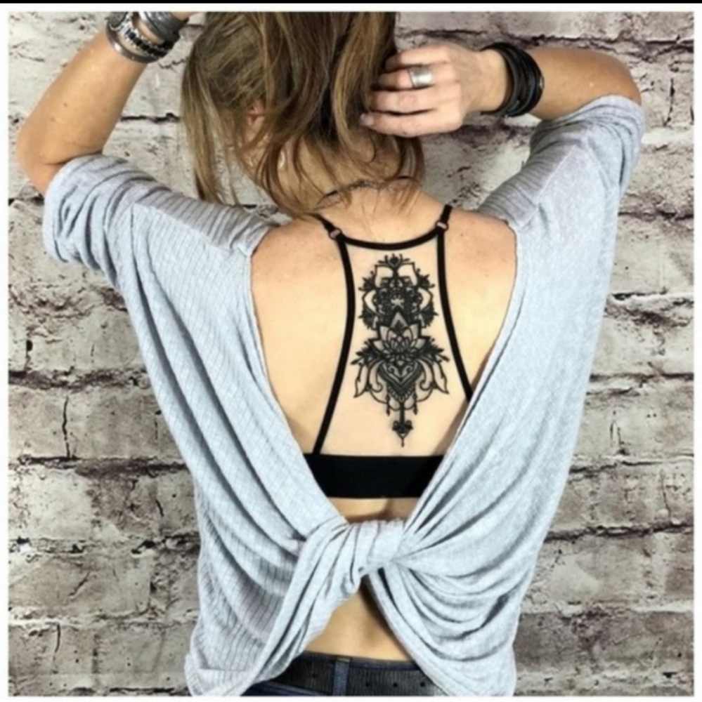 Mesh Racerback Bralette - Picture 3 of 4